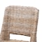 Bali & Pari Magy Modern Bohemian Grey Rattan and Natural Brown Finished Wood Dining Chair 209-12792 - alternate 8